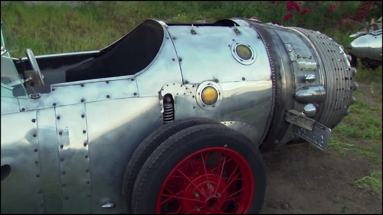 Rocket engine on a car