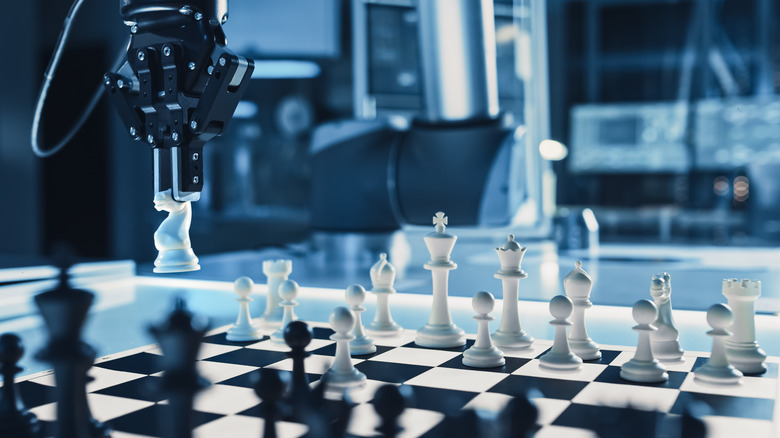 Robot arm chess AI