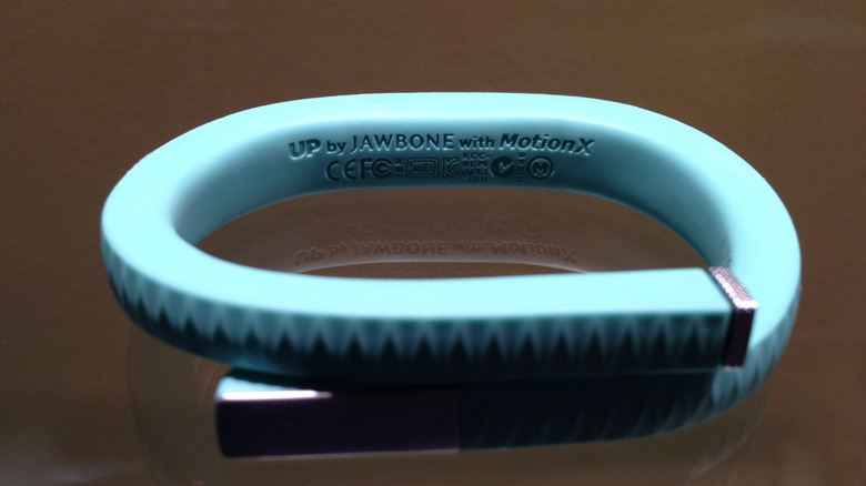 jawbone up wristband health monitor