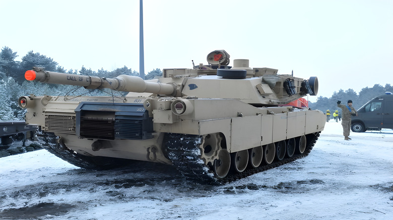 M1A2 Tanks in Poland