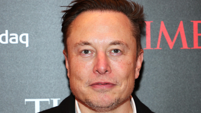 Elon Musk TIME background