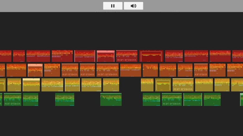 Google Atari Breakout Easter egg desktop