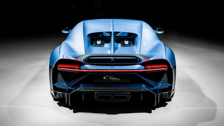 Bugatti Profilée rear end showroom