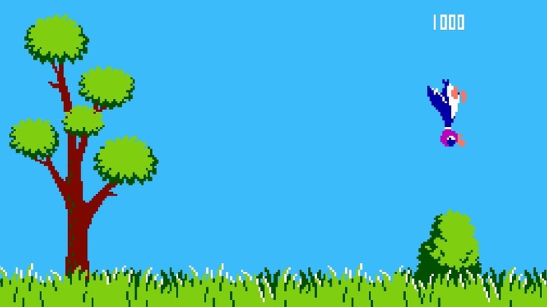 Duck Hunt game on NES 