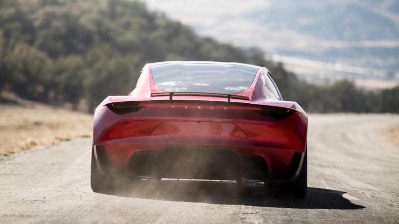 Tesla Roadster rear view