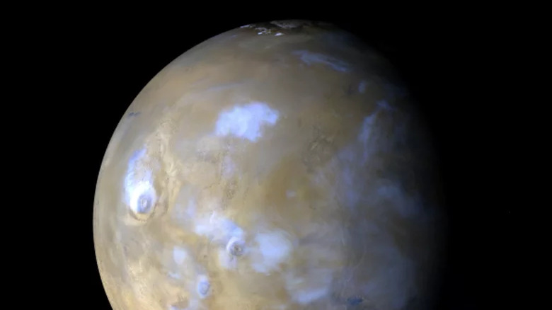 Dust storms on Mars 