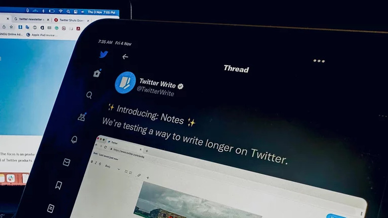 Twitter's experimental Note feature