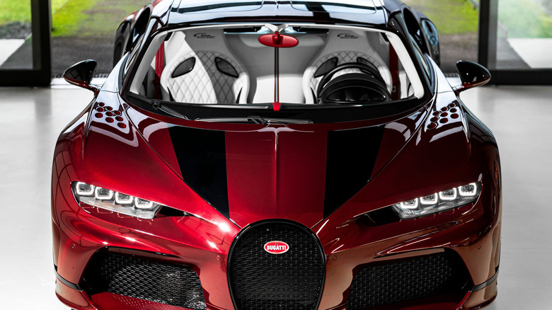 Bugatti Chiron Super Sport Red Carbon