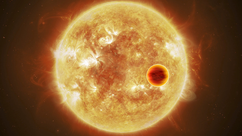 Hot exoplanet