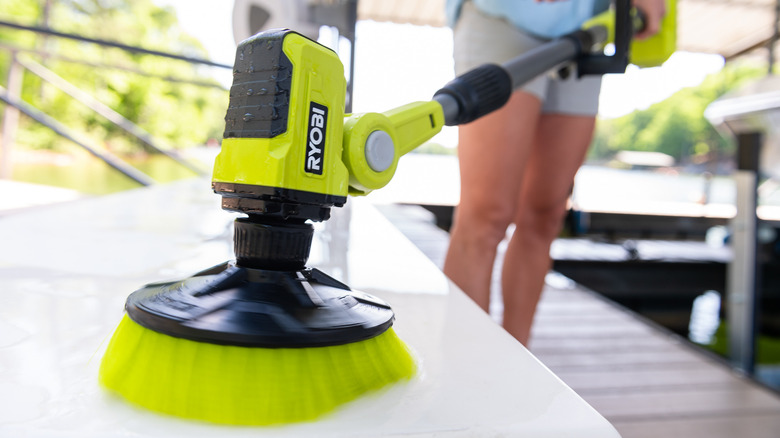 Ryobi power scrubber brush