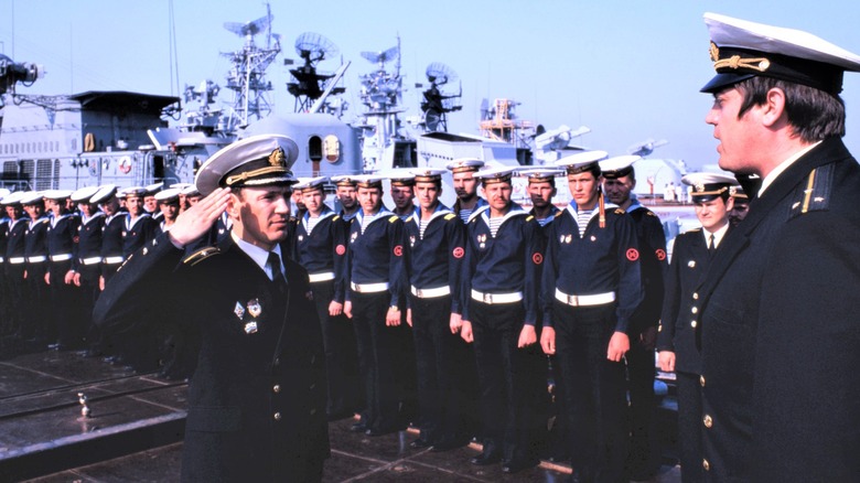 soviet sailor saluting