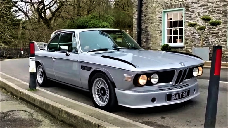 BMW 3.0 CSI EV on the road