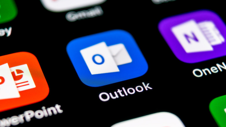 Outlook app icon mobile