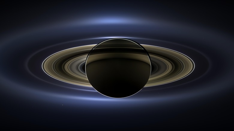 Saturn captured by Cassini 