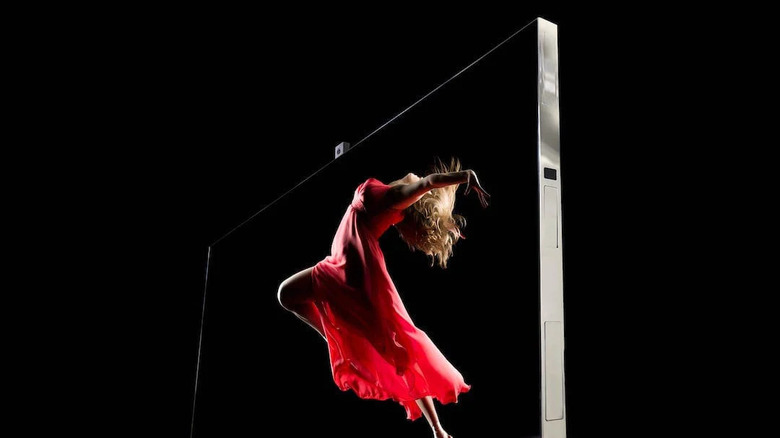 Displace wireless TV display dancer