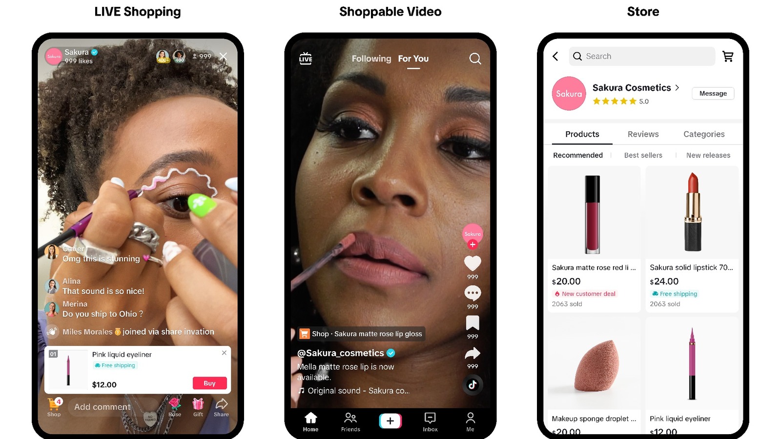 TikTok Shop Launches With InFeed Video, Live Shopping, And Creator