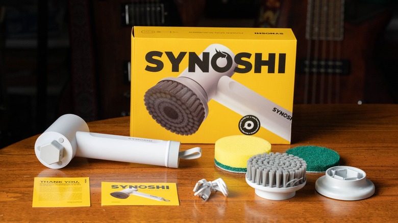 Synoshi Spin Scrubber box and pieces