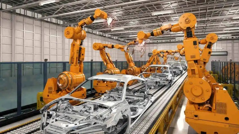 Assembly line robots