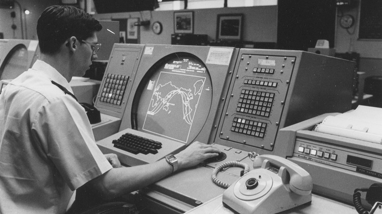 Satellite tracking at NORAD