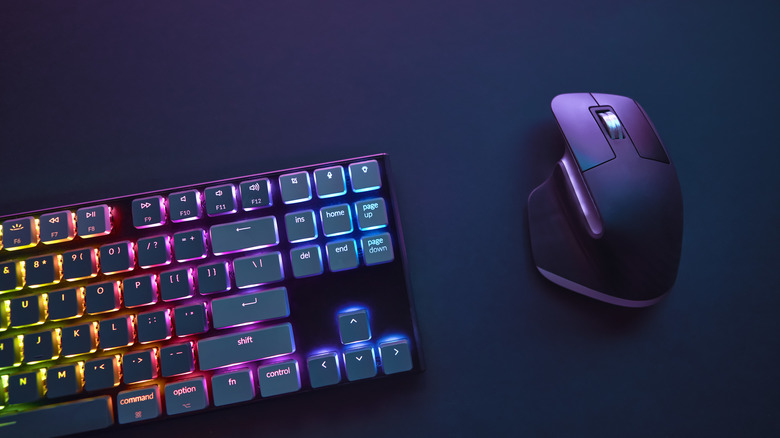 Gaming mouse and keyboard