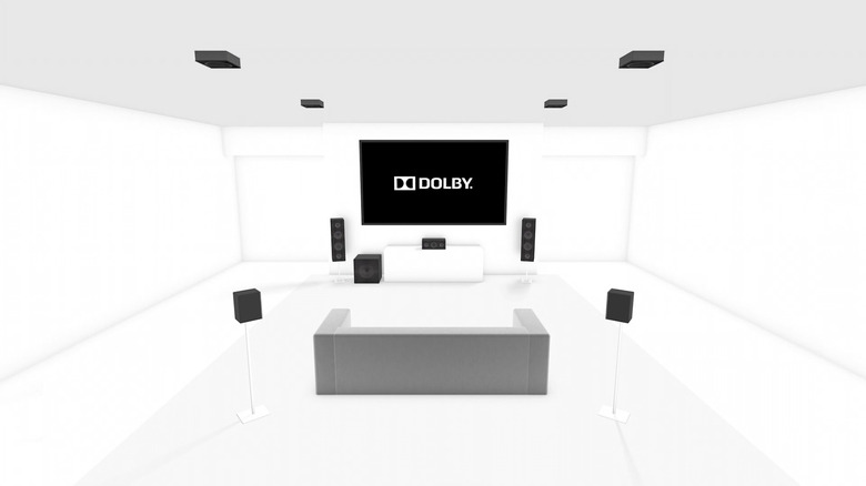 Dolby Atmos speaker test screenshot