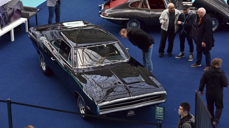 Dodge Charger at a car show