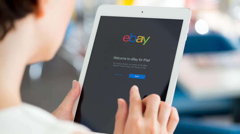 Launching eBay on an iPad