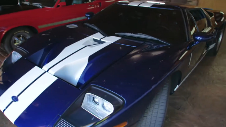 Ford GT closeup in Keith's garage