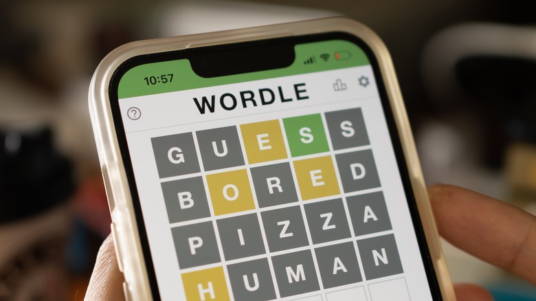 Wordle puzzle iphone