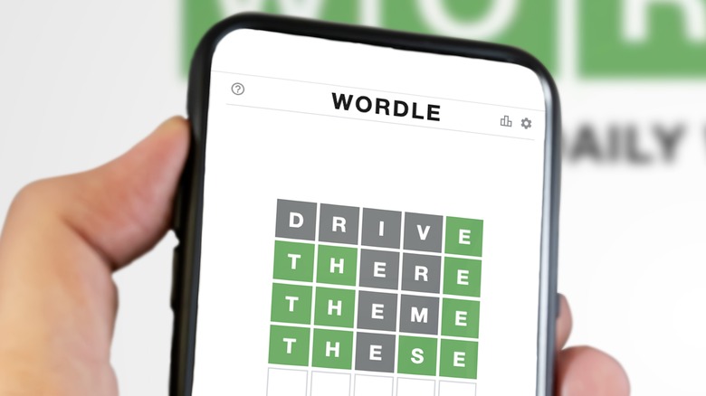Wordle puzzle smartphone