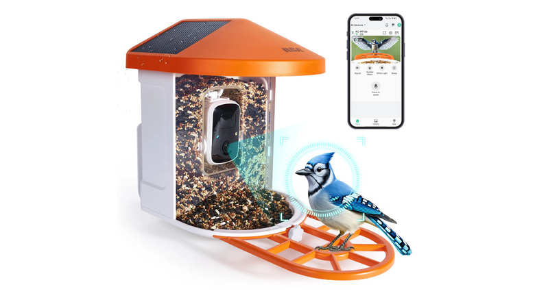 The RCA Smart bird feeder with AI identification capabilities.