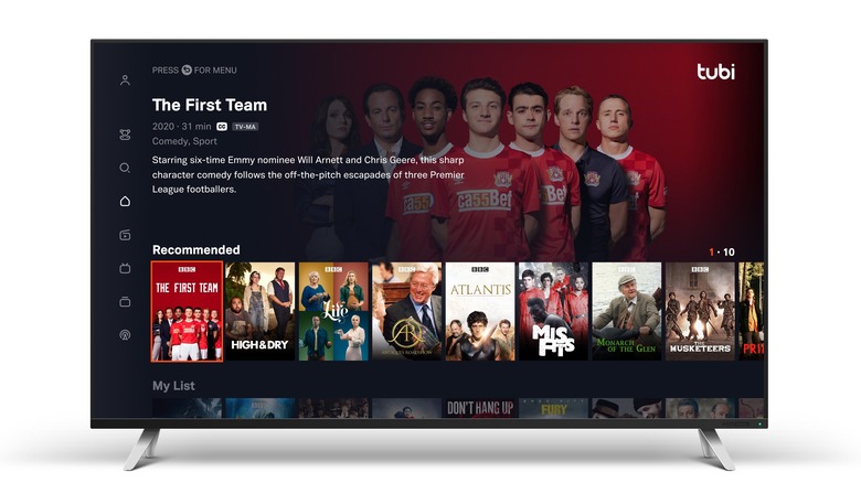 Tubi app on TV