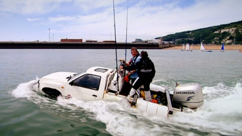 amphibious car challenge Top Gear