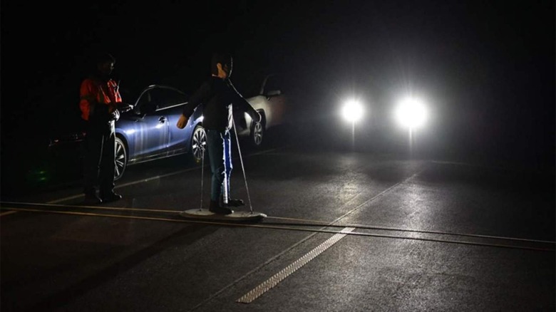 IIHS nighttime AEB testing