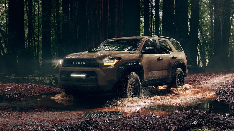 A 2025 Toyota 4Runner driving