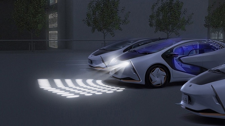 Toyota LQ concept projection headlights
