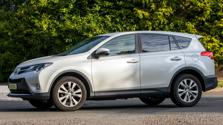 toyota rav4 driver side parked