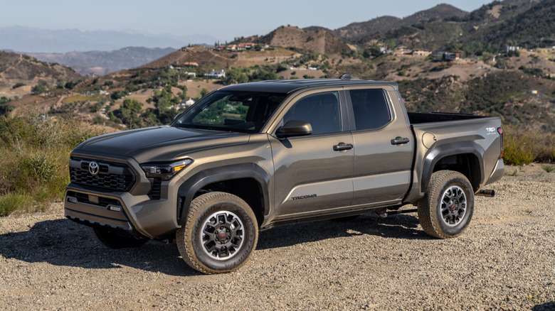 2025 Toyota Tacoma TRD Off-Road parked in gravel