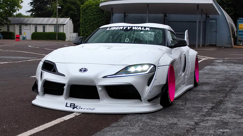 Toyota Supra modified by Liberty Walk