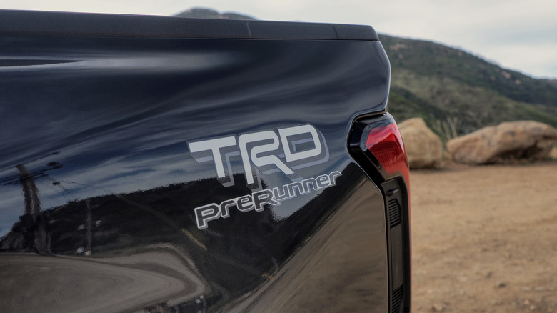 Toyota Tacoma PreRunner badge