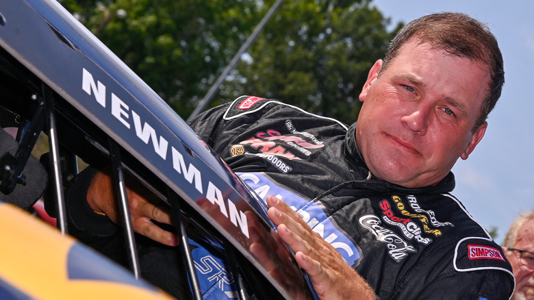 Ryan Newman and his race car