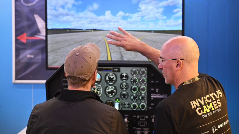 Getting feedback from flight simulator