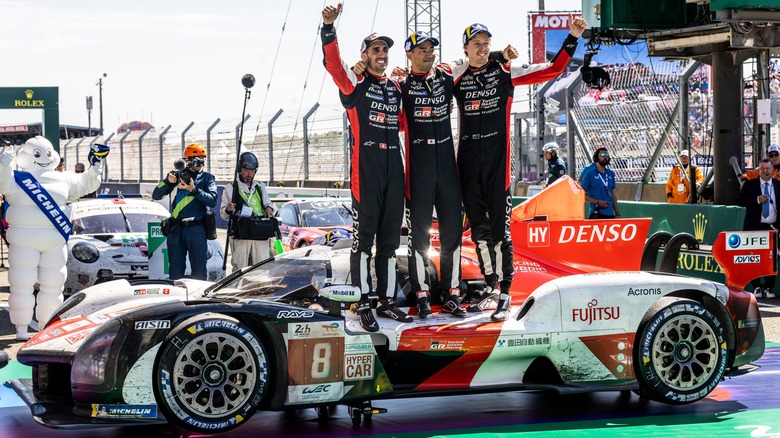 2022 Le Mans Toyota Gazoo Racing winning drivers