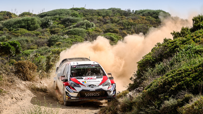 Toyota Yaris WRC on stage