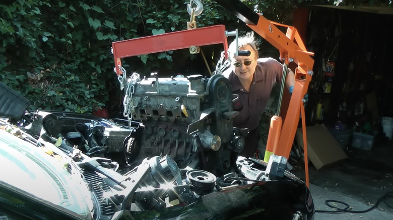 removing car engine