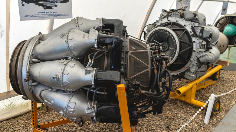 Rolls-Royce centrifugal turbojet engine