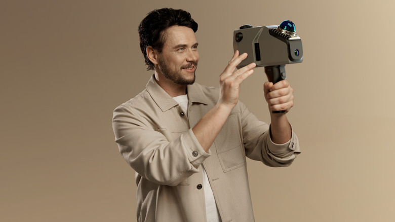 Person using Eagle Series 3D Scanner