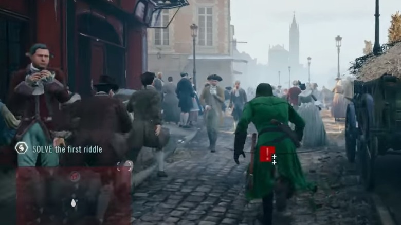 Assassin's Creed Unity gameplay screenshot crowd