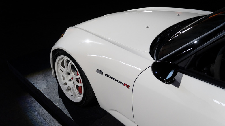 Evasive Motorsports S2000R mirror, hood, and wheels