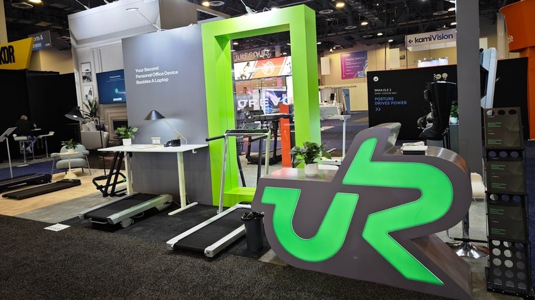 UREVO products on display at CES 2025 in Las Vegas